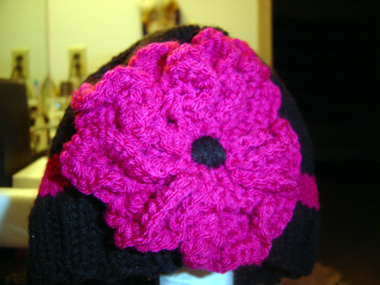pretty crochet flower thing
